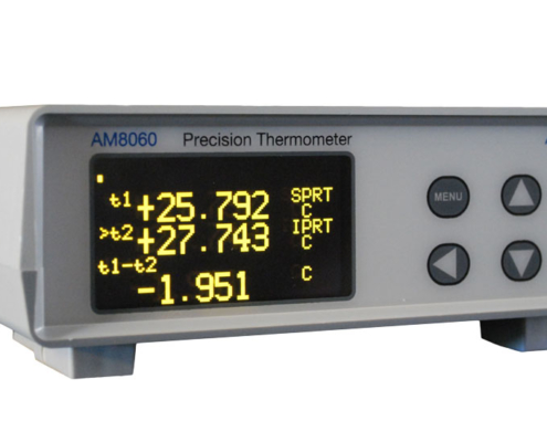 Thermomètre enregistreur à 2 voies ohm/PT25/PT100/SPRT