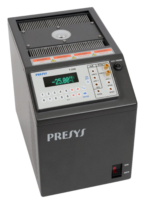 étalonnage sonde température négative PT100 portable refroidi Peltier